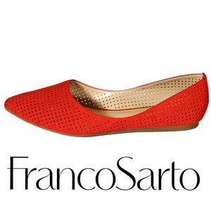 Franco Sarto Hazeline Red Flats